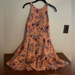 Juniors size Lg copper key mini dress